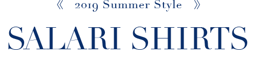 2019 SUMMER Style SALARI SHIRTS