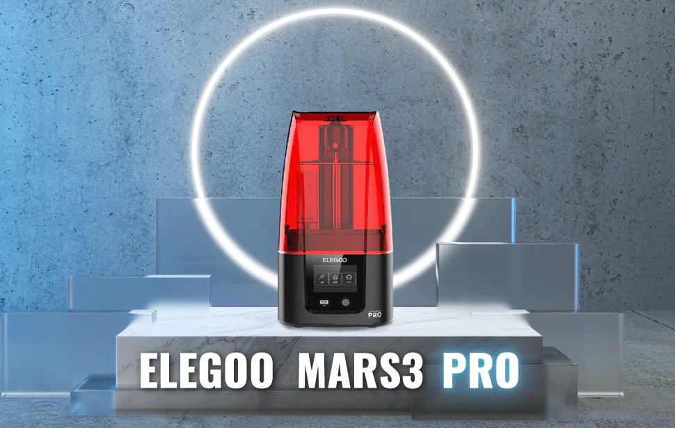 3Dプリンター 本体 家庭用 金属 Elegoo 光造形方式『Mars 3 Pro』樹脂