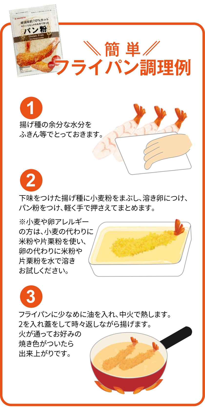 パン粉 グルテンフリー お米のパン粉 120g×4袋 国産 米粉 細かい ヘルシー :nsopk004:SUPER FOODS JAPAN - 通販  - Yahoo!ショッピング