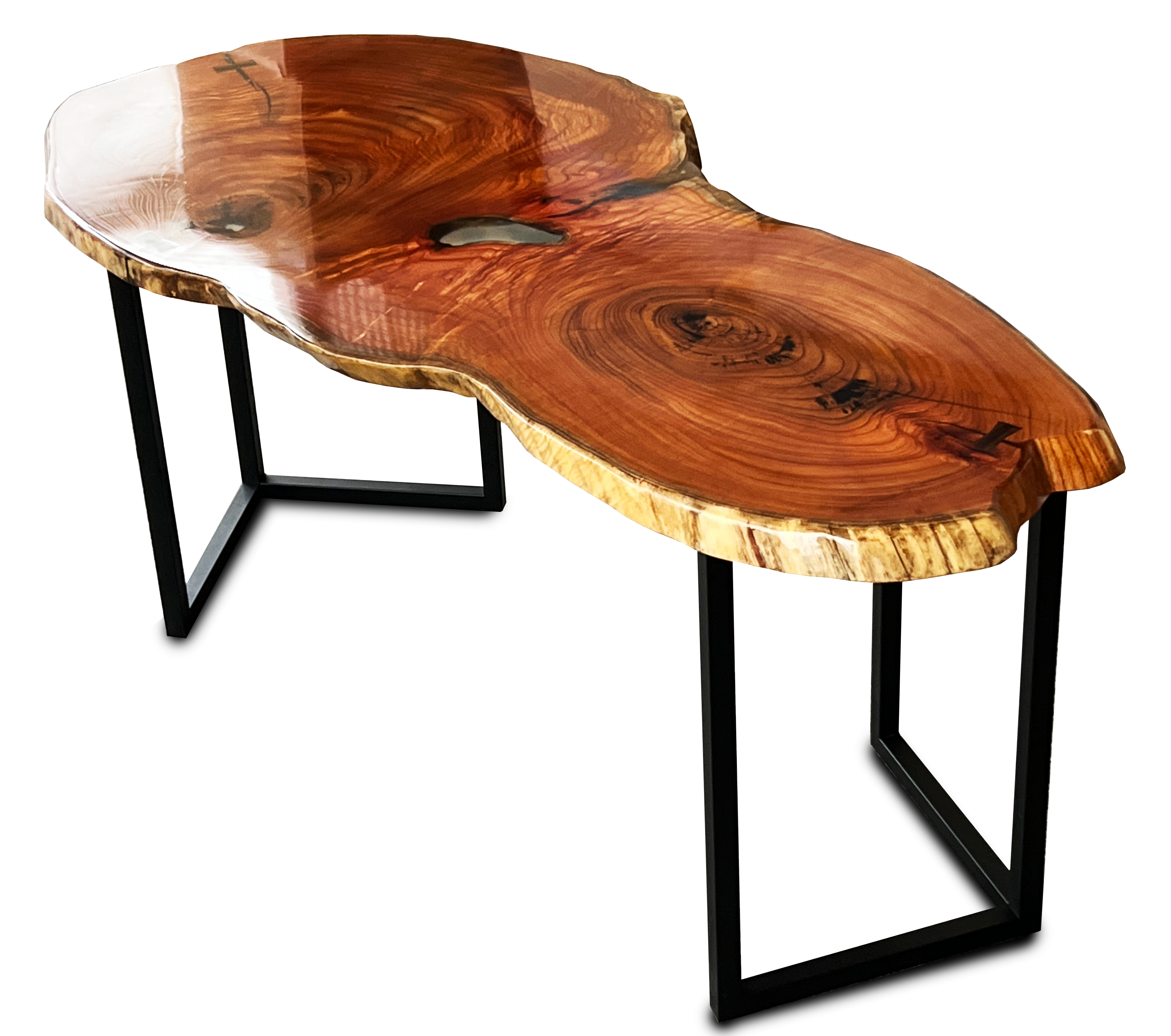 極上杢！栴檀 センダン 一枚板 輪切り 天然木 ダイニングテーブル 4人 