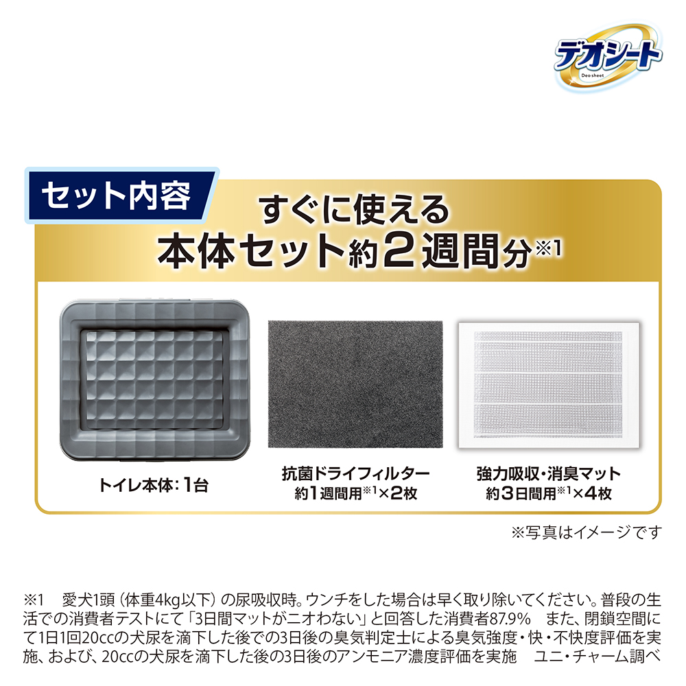 デオシート デオシート消臭ラボトイレシステム本体セットレギュラー