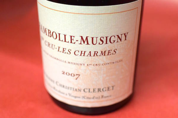 Chambolle-Musigny Premier Cru les Charmes 2007