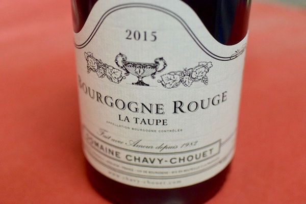 Bourgogne Rouge La Taupe 2015