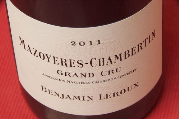 Mazoyeres-Chambertin Grand Cru 2011