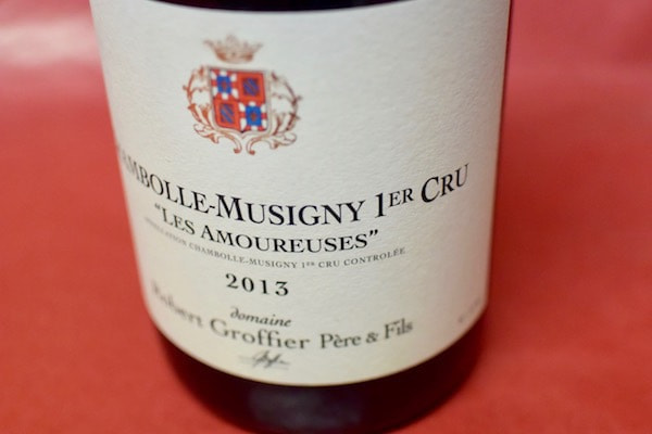 Chambolle-Musigny Premier Cru Les Amoureuses 2013