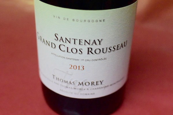 Santenay Rouge Grand Clos Rousseau 2013