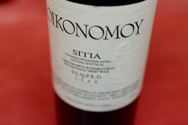 Sitia 2006 (red sweet wine) (500ml)