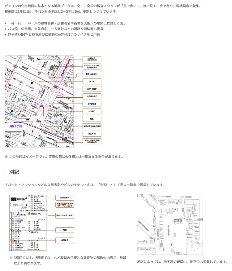 長野県　ゼンリン住宅地図　の通販　Ｂ４判　20211010P　発行年月202110　中野市　通販